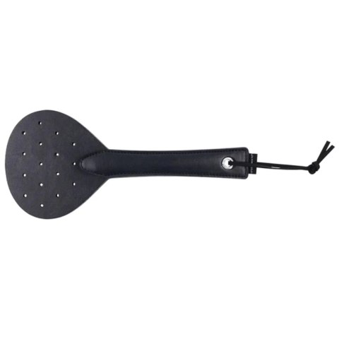 Sportsheets Swift Spanker Czarna packa z perforacją ze skory PU 29 cm