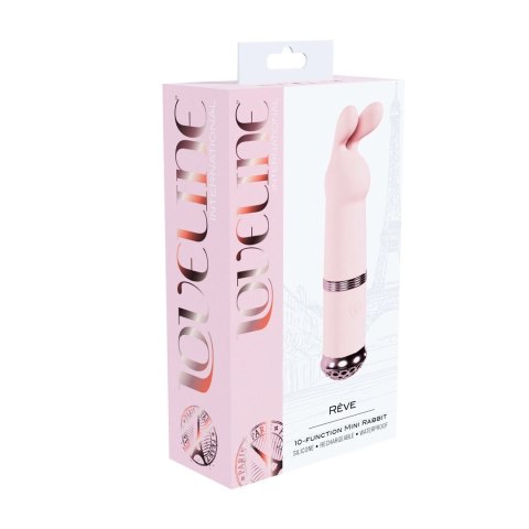 Loveline Reve Mini Conejo model rożowy, kompaktowy, 10 trybow
