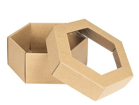 Pudełko z okienkiem 33 x 11cm HEX-3
