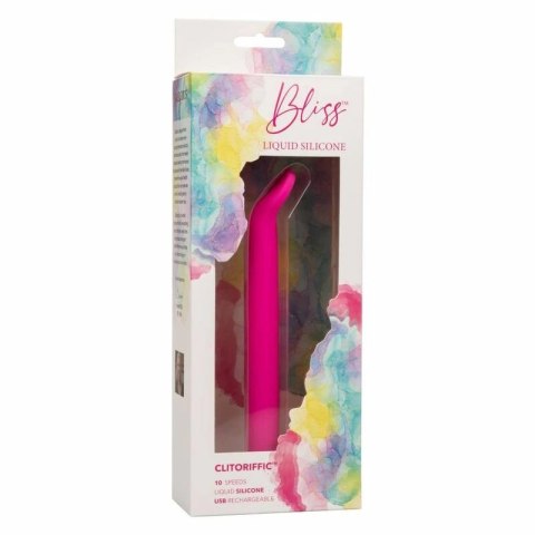 CalExotics Bliss Clitoriffic Rożowy - Wibrujący masażer silikonowy 10 trybow