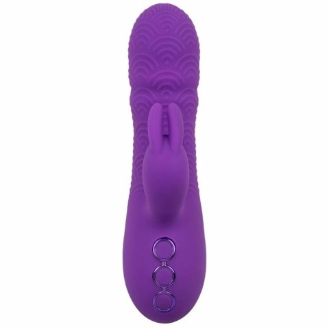 CalExotics Manhattan Beach Marvel fioletowy stymulator podwojny IPX7
