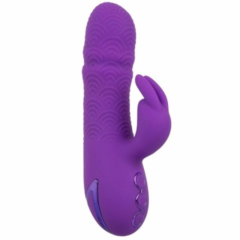 CalExotics Manhattan Beach Marvel fioletowy stymulator podwojny IPX7