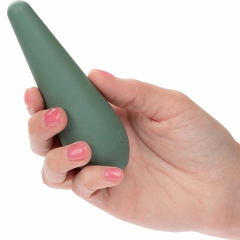CalExotics Mod Chic Zielony - Precyzyjny stymulator silikonowy USB