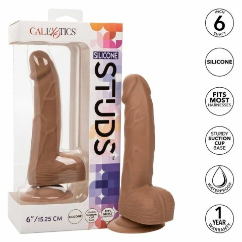 CalExotics Model Silikonowy 15,2 cm brązowy z przyssawką