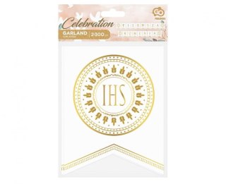 Girlanda papierowa Pierwsza Komunia 2x300cm | RV-GPPK
