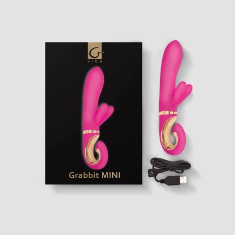 Gvibe Grabbit Mini Violet - Model z 3 silnikami, silikon medyczny, 19 cm