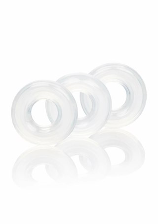 CalExotics 3 Stacker Rings silikonowe pierścienie regulacyjne zestaw 3 szt.