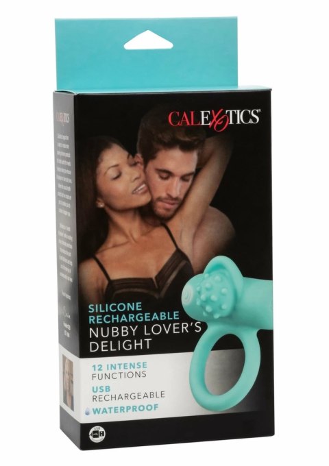CalExotics Nubby Lover's Delight silikonowy pierścień wibrujący 12 trybow