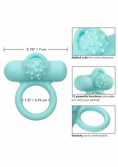 CalExotics Nubby Lover's Delight silikonowy pierścień wibrujący 12 trybow