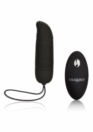 CalExotics Silicone Remote Ridged G - kompaktowy masażer z pilotem, fioletowy