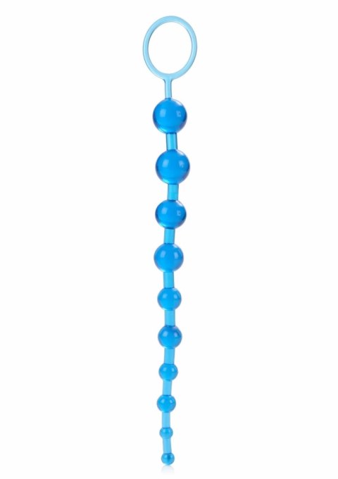 Doc Johnson X-10 Beads elastyczny model z 10 stopniowanymi kulkami PVC