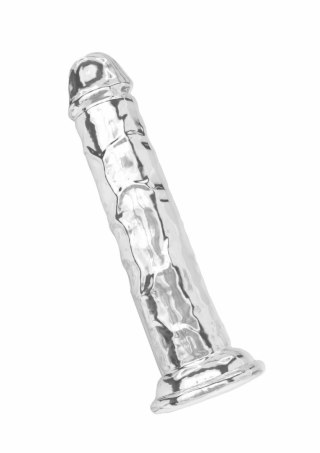 TOYJOY Get Real Clear Dong 19 cm - przezroczysty model TPE z przyssawką