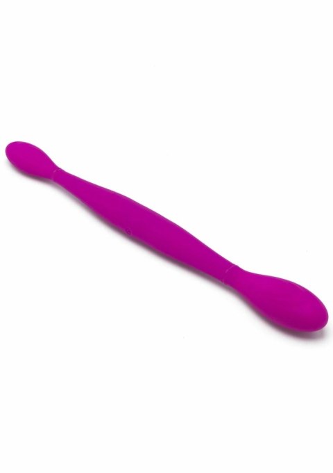 TOYJOY Infinity Double Dildo silikonowy, podwojny, ładowany USB, fioletowy