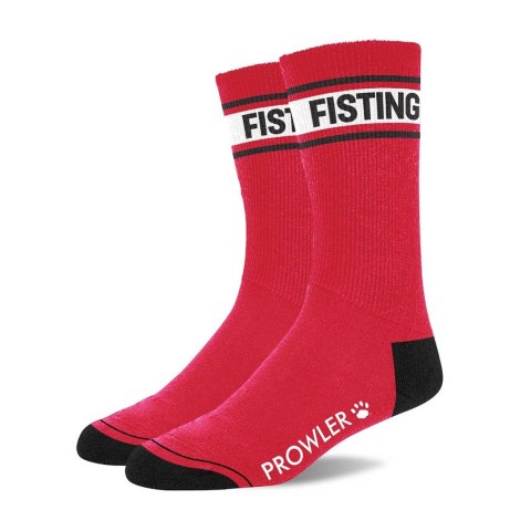 Prowler Red Skarpety Bawełniane Czerwono-Czarne Logo Unisex