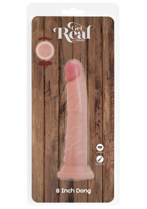 TOYJOY Deluxe Dual Density Dong TPE 21 cm z przyssawką, dwuwarstwowy