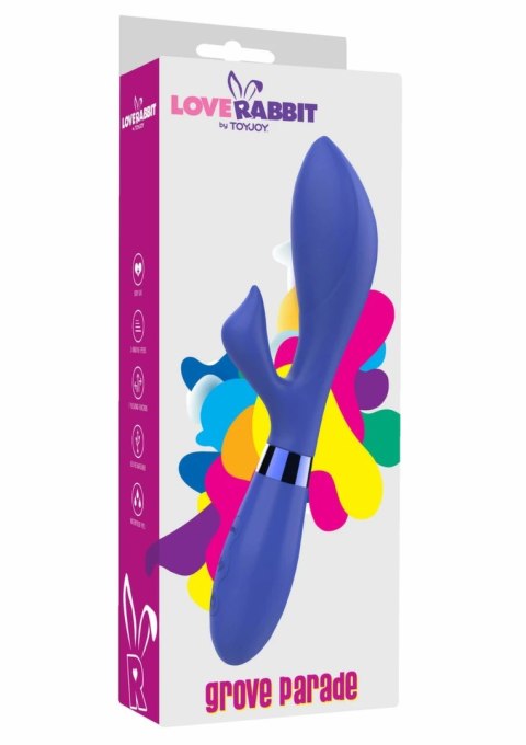 TOYJOY Grove Parade Vibrator silikonowy, 7 trybow, USB, fioletowy