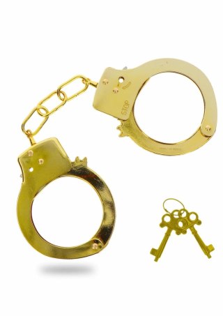 TOYJOY Metal Handcuffs - stalowe kajdanki regulowane, srebrne