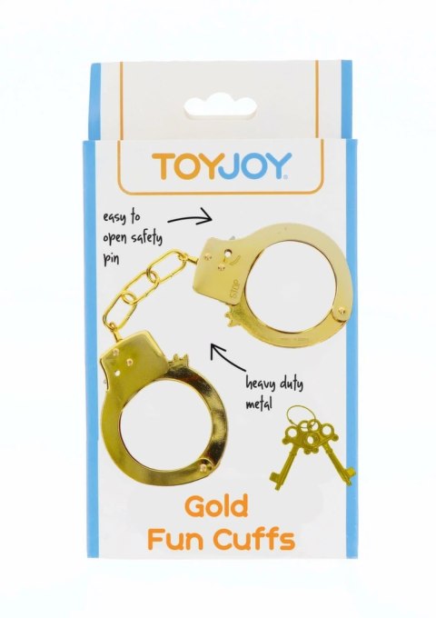 TOYJOY Metal Handcuffs - stalowe kajdanki regulowane, srebrne