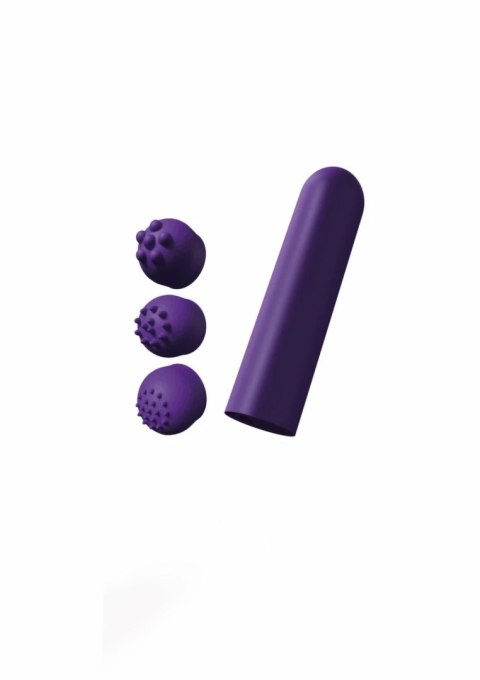 TOYJOY Pocket Stimulator Designer Edition - kompaktowy model USB-C, 3 nakładki
