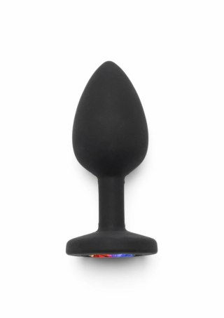 TOYJOY Rainbow Booty Jewel Small silikonowy z kolorowym kryształem