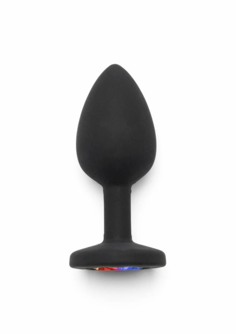 TOYJOY Rainbow Booty Jewel Small silikonowy z kolorowym kryształem