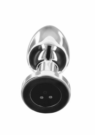 TOYJOY The Glider Vibrating Plug Large stalowy, 7 trybow wibracji