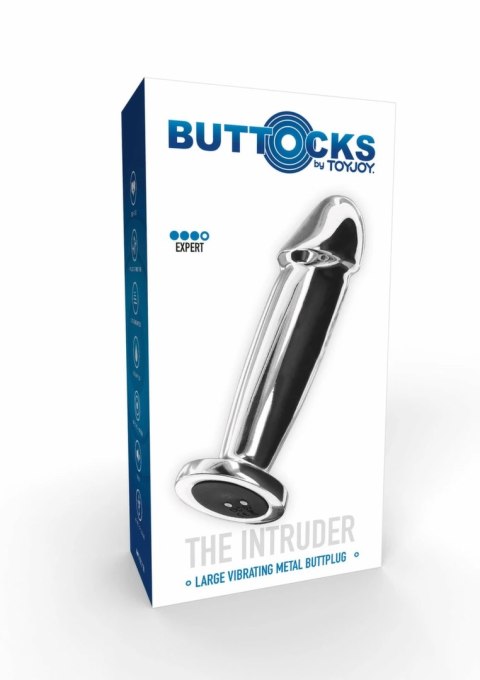 TOYJOY The Intruder Vibrating Plug metalowy wibrator z 7 trybami, duży