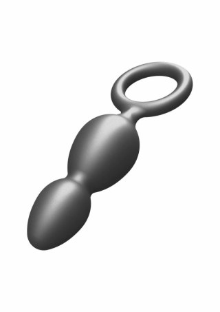 TOYJOY The Plugger 2 Balls Plug silikonowy korek anatomiczny srebrny