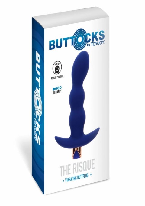 TOYJOY The Risque - wibrujący korek analny z pilotem, 6 trybow