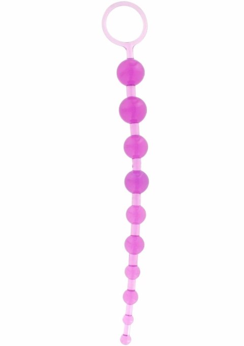 Thai Toy Beads kulki intymne silikonowe czarne 21 cm