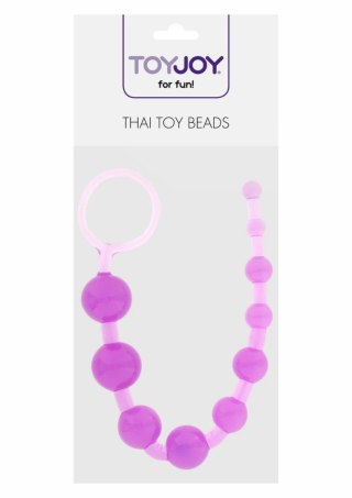 Thai Toy Beads kulki intymne silikonowe czarne 21 cm