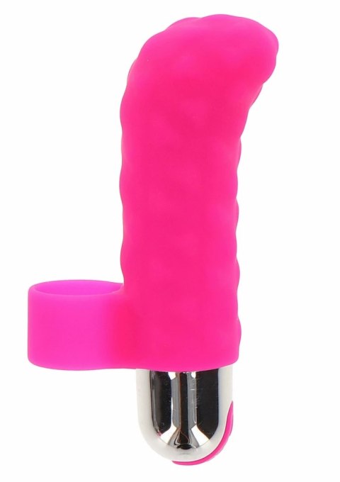 Tickle Pleaser Rechargeable silikonowy mini masażer palcowy USB 7 trybow