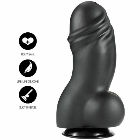 Hidden Desire INFERNO Fat Boys 27 cm - model z przyssawką, PVC, czarny