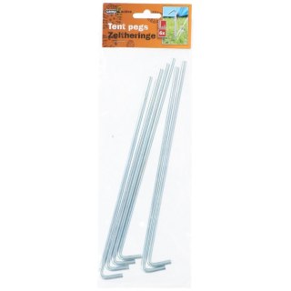 SZPILKI ŚLEDZIE DO NAMIOTU 23 CM KPL. 6SZT METAL CAMP ACTIVE