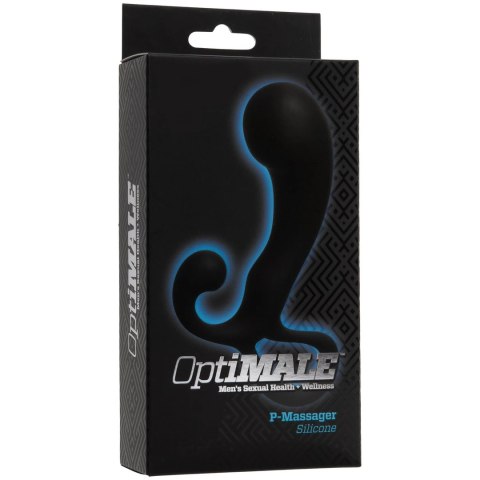 Doc Johnson OptiMALE P-Massager czarny silikonowy masażer intymny