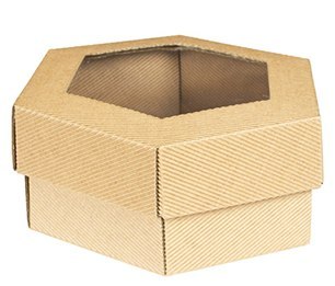 Pudełko z okienkiem 26 x 9cm HEX-2