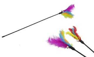 Zabawka dla kota PIÓRKO na tyczce 55 cm ZWD-103