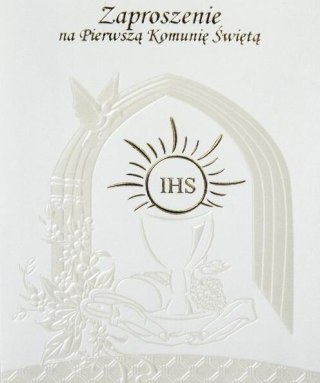 Zaproszenie KOMUNIA ŚWIĘTA 10szt 3479