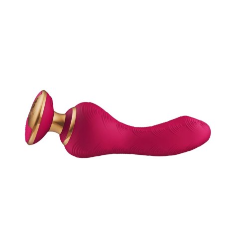 Shunga Sanya Raspberry - personalny masażer silikonowy 18,5 cm
