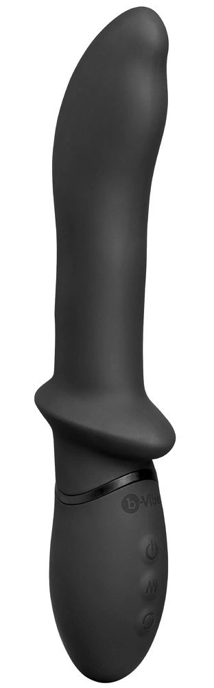 B-Vibe Rimming P-Spot Vibe - wibrujący masażer z rotacją, czarny