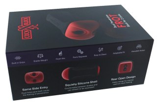 CockBlock FROT Massager - podwojna maszyna intymna, silikon/TPE, 20 cm
