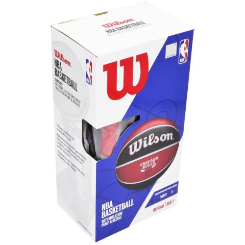 PIŁKA DO KOSZYKÓWKI WILSON NBA CHICAGO BULLS KARTON POMPKA