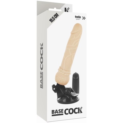 BASECOCK Wibrator model pilot zdalny 19,5x4 cm elastyczny TPE