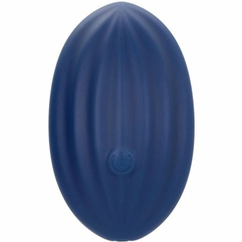 CalExotics Cashmere Velvet Curve Blue - Masażer silikonowy 10 trybow IPX7