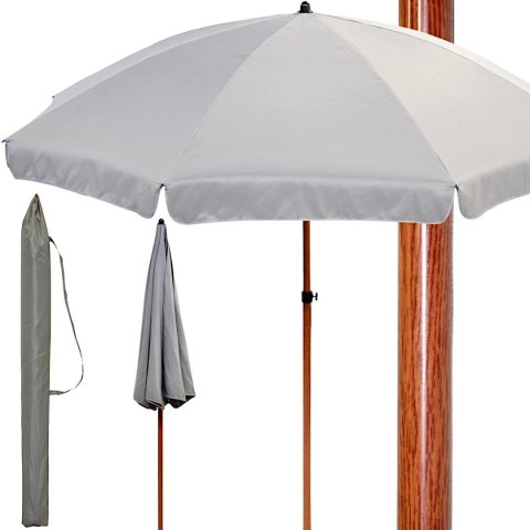 PARASOL OGRODOWY TARAS BALKON REGULOWANY 200CM SZARY PROGARDEN