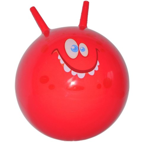 PIŁKA DO SKAKANIA Z ROGAMI SKOCZEK 45CM CZERWONY ENERO TOYS