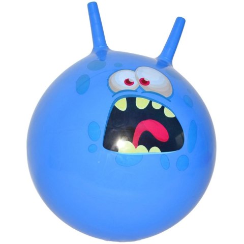 PIŁKA DO SKAKANIA Z ROGAMI SKOCZEK 45CM NIEBIESKA ENERO TOYS