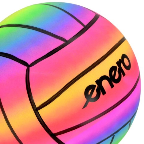 PIŁKA SIATKOWA WINYLOWA RAINBOW 21CM 200G ENERO