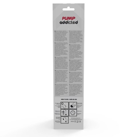Pump Addicted RX3 Black - System prożniowy, 23cm, ABS+Silikon
