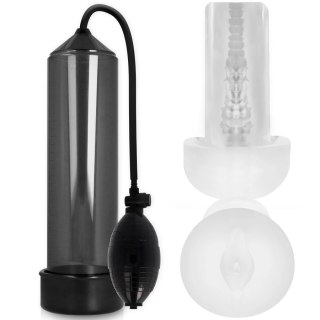 Pump Addicted RX3 Czarny - System Vacuum z Rękawem Komfortowym 23 cm